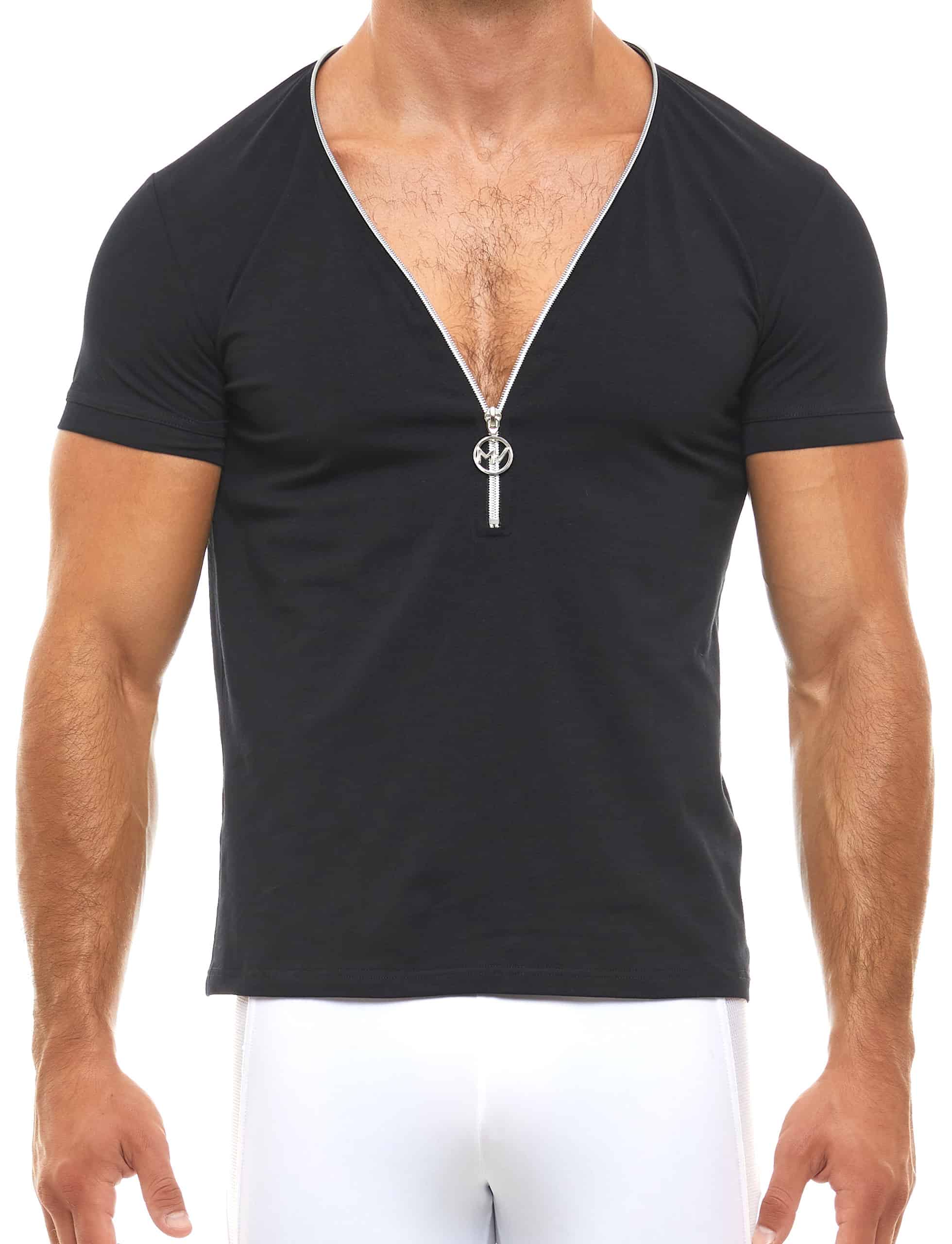 Zipper V-Shirt